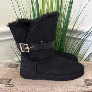Ugg Jaylyn Black Suede Boots